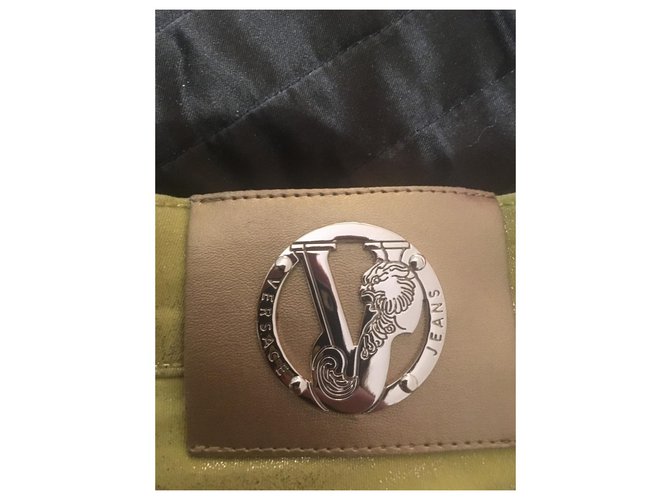 Versace Vaqueros Dorados Amarillo - vista 3