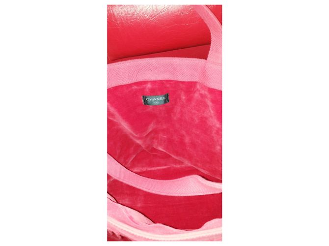 Chanel Einkaufstasche + neues Handtuch Rot - Ansicht 5