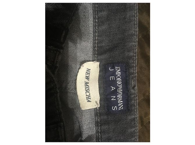 Vaqueros slim emporio armani Negro Gris Gris antracita - vista 5