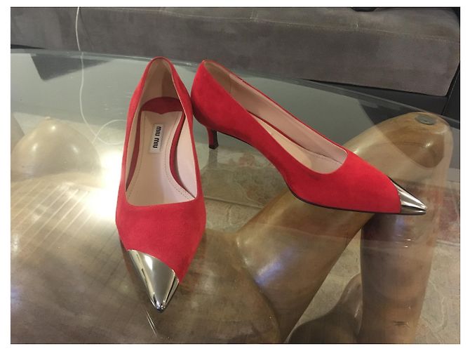 SCHUHE mit kleinen Absätzen MIU MIU Rot - Ansicht 2