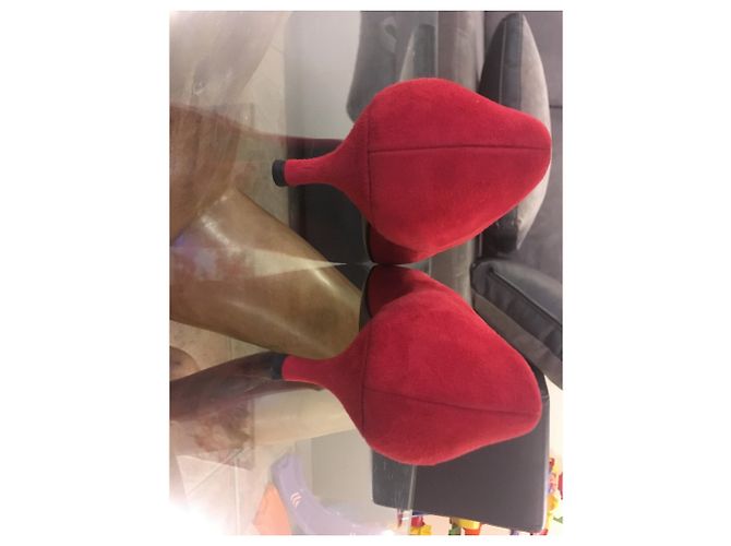 SCHUHE mit kleinen Absätzen MIU MIU Rot - Ansicht 4