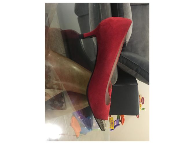 SCHUHE mit kleinen Absätzen MIU MIU Rot - Ansicht 6