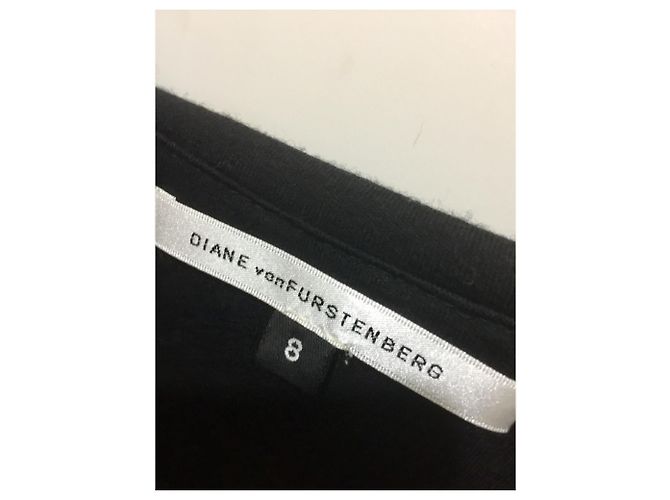 Diane Von Furstenberg Kleid aus schwarzer Wolle - Ansicht 3