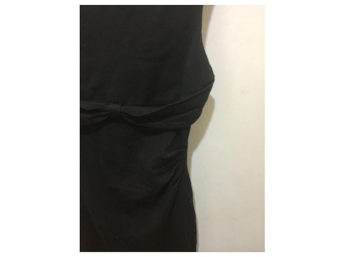 Diane Von Furstenberg Kleid aus schwarzer Wolle - Ansicht 4
