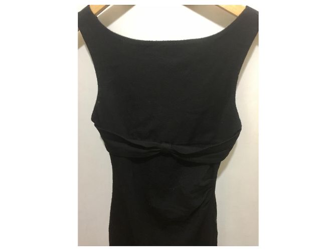 Diane Von Furstenberg Kleid aus schwarzer Wolle - Ansicht 5