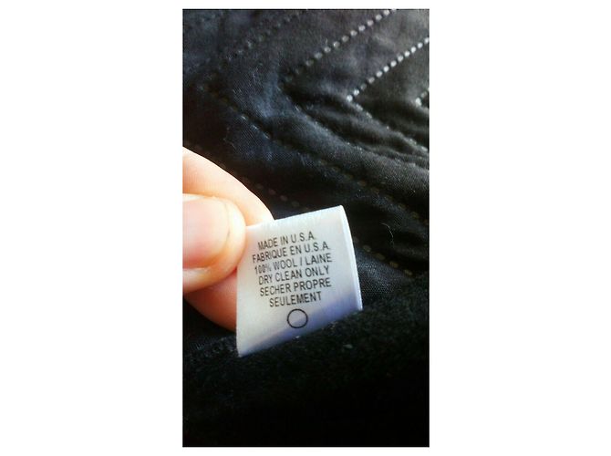 Diane Von Furstenberg Kleid aus schwarzer Wolle - Ansicht 7