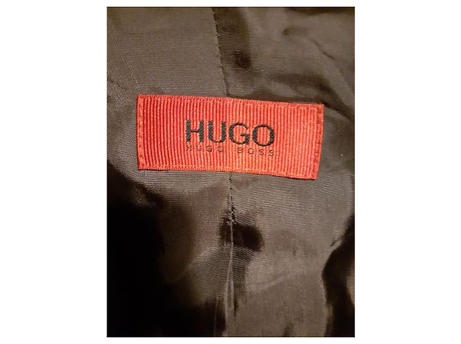 Hugo Boss Super Blazer Dunkelbraun Samt - Ansicht 3