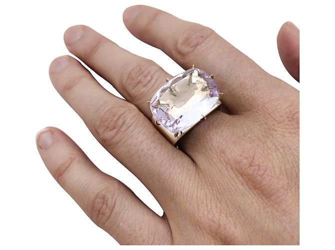 H Stern Ring H.Stern "Sunrise" in Edelgold und Amethyst, Diamant, Saphir. - Ansicht 4