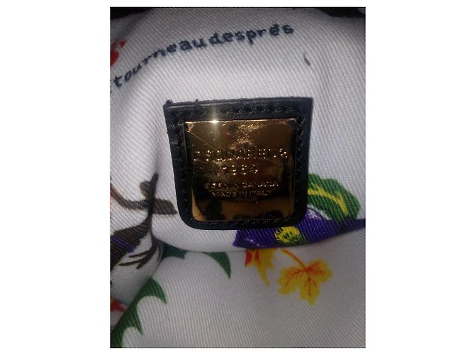 Dsquared2 Schultertasche Hellbraun Kalbsleder - Ansicht 4