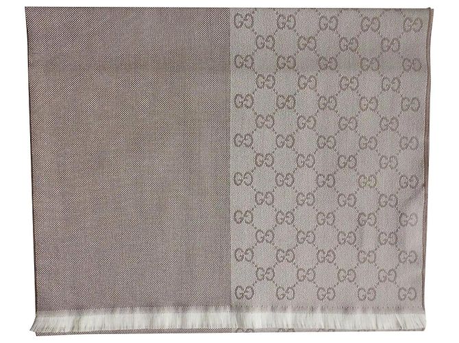 écharpe gucci beige neuf - vue 2