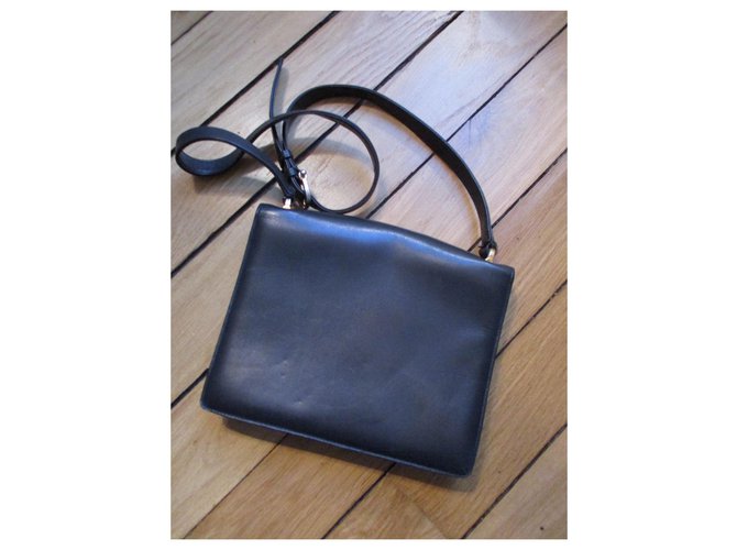 Céline Celine,borsa per scatola marina. Blu navy - vista 3
