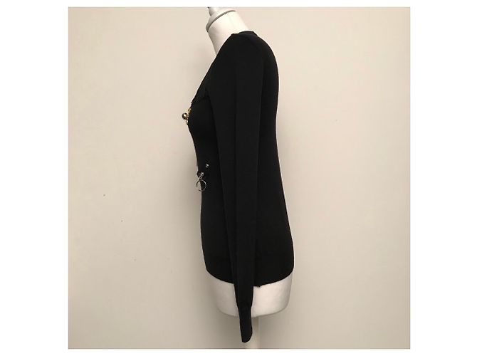 Jersey Moschino Cheap And Chic Negro de Lana - vista 2