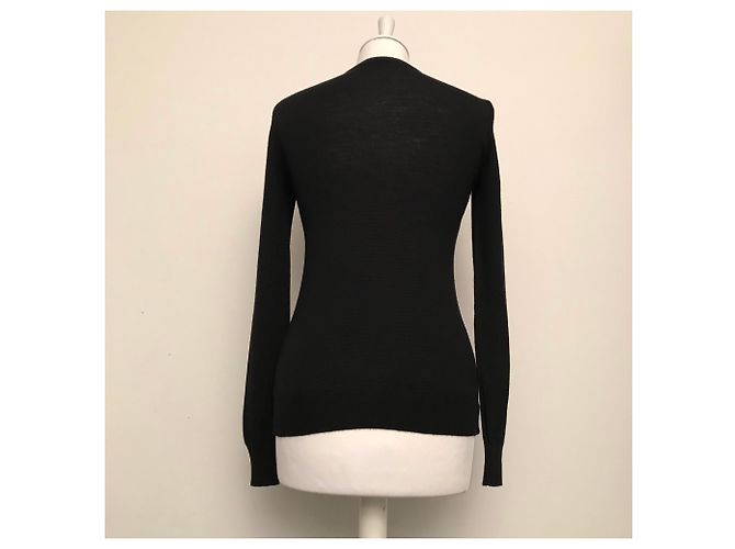 Jersey Moschino Cheap And Chic Negro de Lana - vista 3