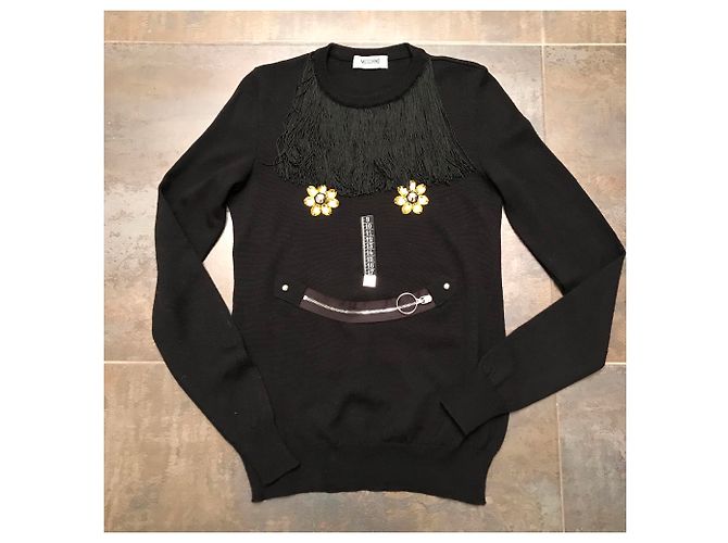 Jersey Moschino Cheap And Chic Negro de Lana - vista 4