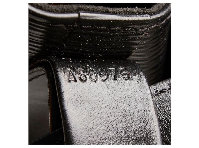 Louis Vuitton Black Epi Randonnee GM Schwarz - Ansicht 7