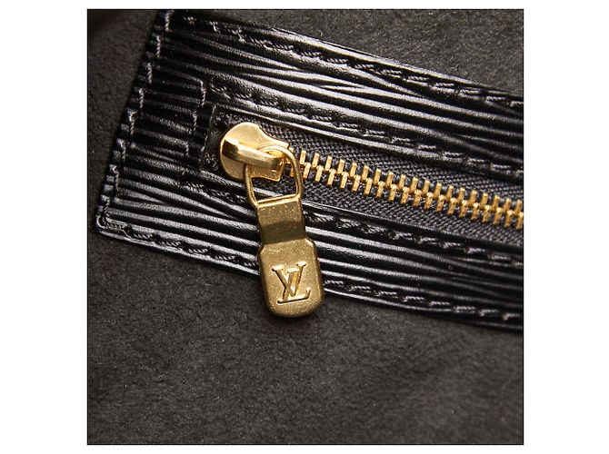 Louis Vuitton Black Epi Randonnee GM Schwarz - Ansicht 8