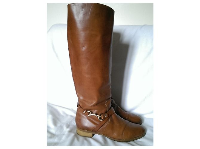 Botas de montar Mulberry en piel de camello - vista 10