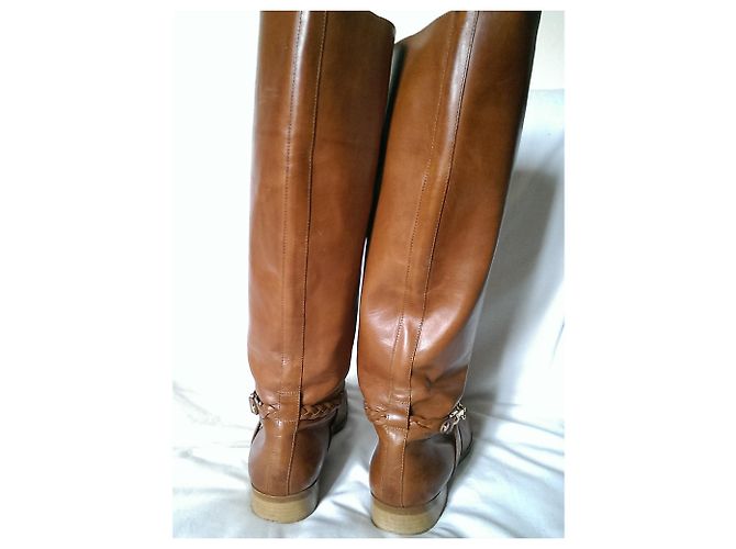 Botas de montar Mulberry en piel de camello - vista 7