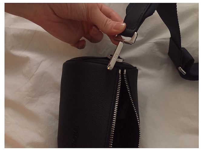 Borsa Dior Roller Bowling in pelle nera Nero - vista 2