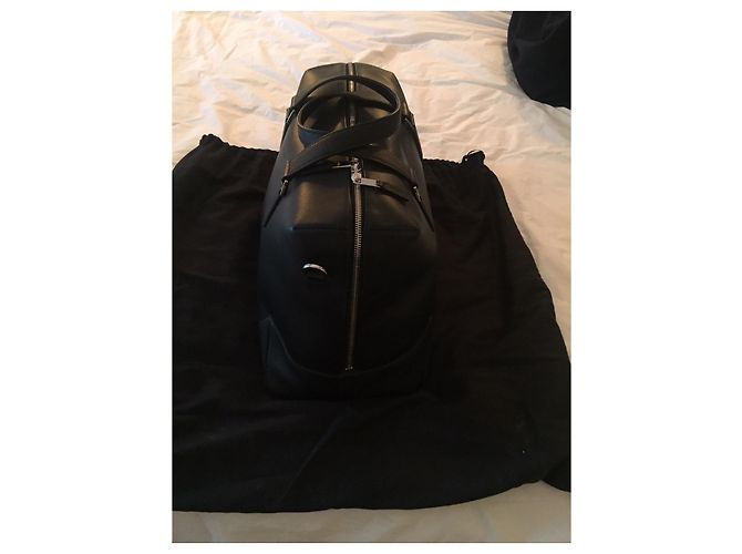 Borsa weekend Dior 48H in pelle nera Nero - vista 3