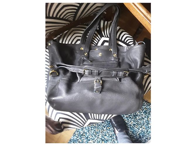 Borsa Jerome Dreyfuss Billy M Bronzo Pelle - vista 3