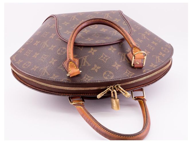 Borsa Louis Vuitton Ellipse GM Marrone - vista 12