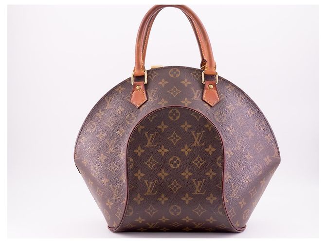 Borsa Louis Vuitton Ellipse GM Marrone - vista 4