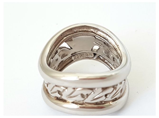 Autre Marque VAN DER BAUWEDE Ring aus Weißgold Größe 54 Silber - Ansicht 3