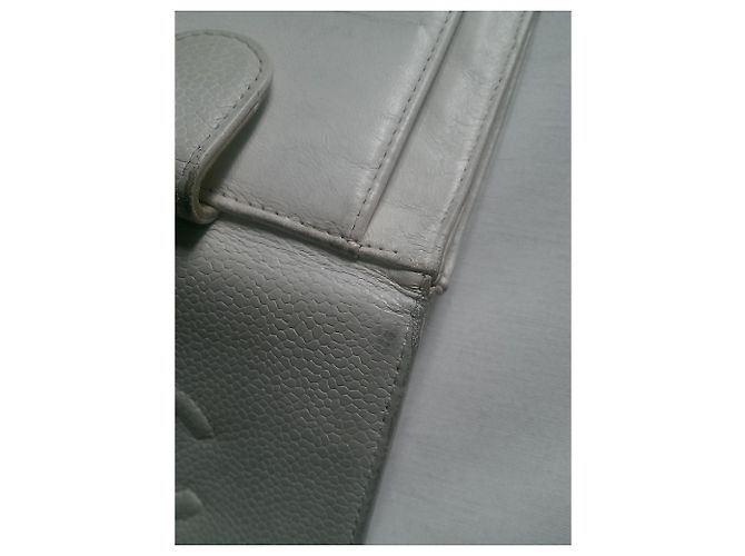 Cambon Cartera Chanel de cuero blanco - vista 9