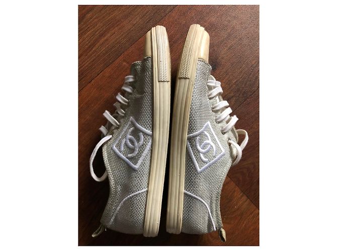 Chanel Scarpe da ginnastica Argento - vista 3