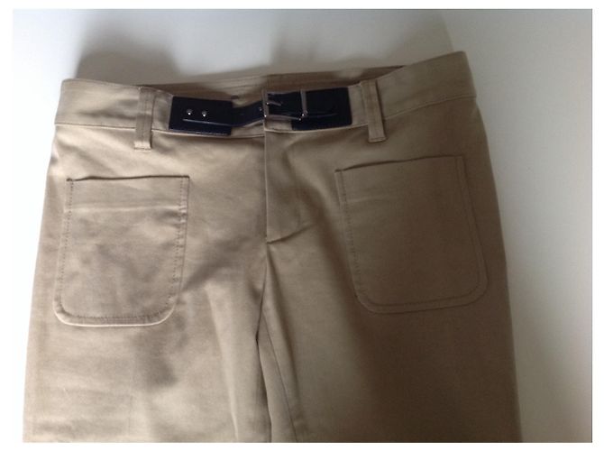 Barbara Bui Pantalones con estilo , elegante ,refina la silueta Beige - vista 4