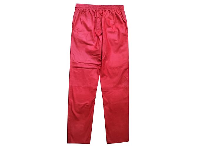 Drome Lederhose Rot - Ansicht 2