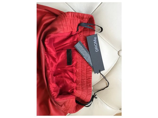 Drome Lederhose Rot - Ansicht 4