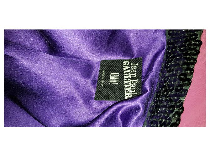 Jean Paul Gaultier Jacke aus schwarzer Wolle - Ansicht 3
