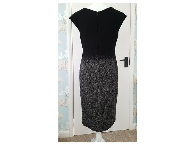 Atemberaubendes ESCADA-Kleid Schwarz Grau - Ansicht 2