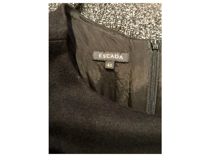 Atemberaubendes ESCADA-Kleid Schwarz Grau - Ansicht 5