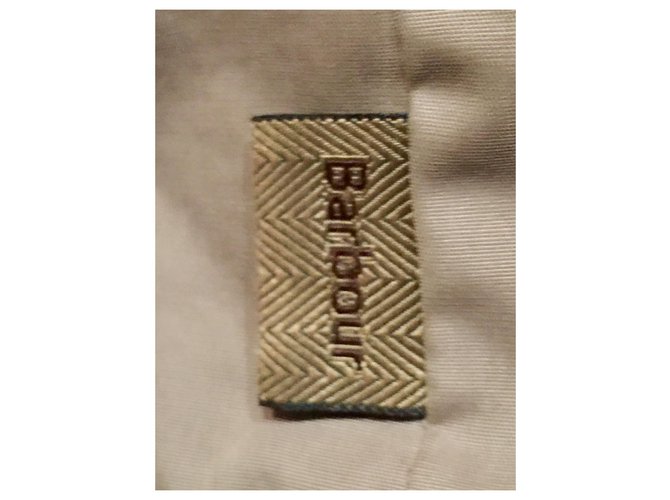 Barbour Giacca in microfibra foderata scozzese Cachi - vista 10