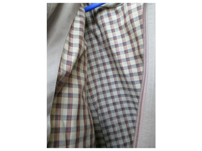 Barbour Giacca in microfibra foderata scozzese Cachi - vista 6