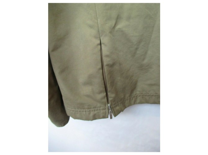 Barbour Giacca in microfibra foderata scozzese Cachi - vista 7