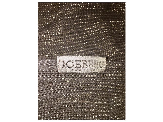 Iceberg asymmetrisches Stricktop schwarz - Ansicht 9