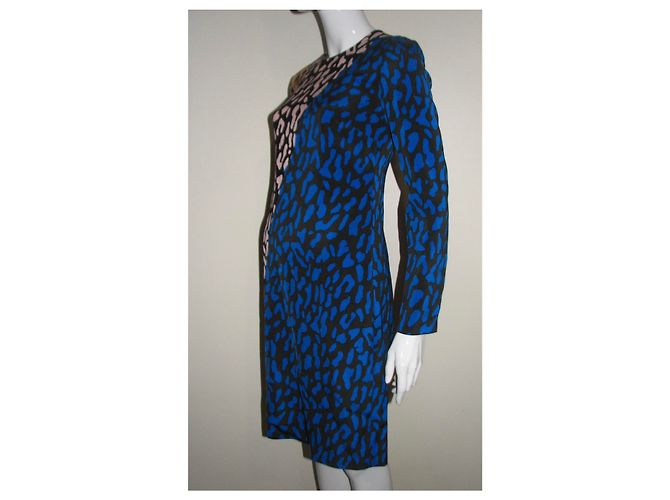 Vestido Diane Von Furstenberg Belmont Estampado Leopardo Multicolor Estampado de leopardo - vista 2