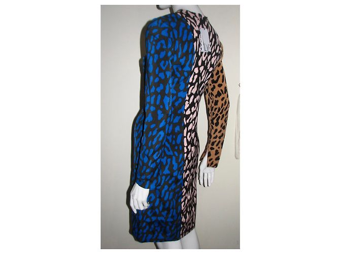 Vestido Diane Von Furstenberg Belmont Estampado Leopardo Multicolor Estampado de leopardo - vista 3