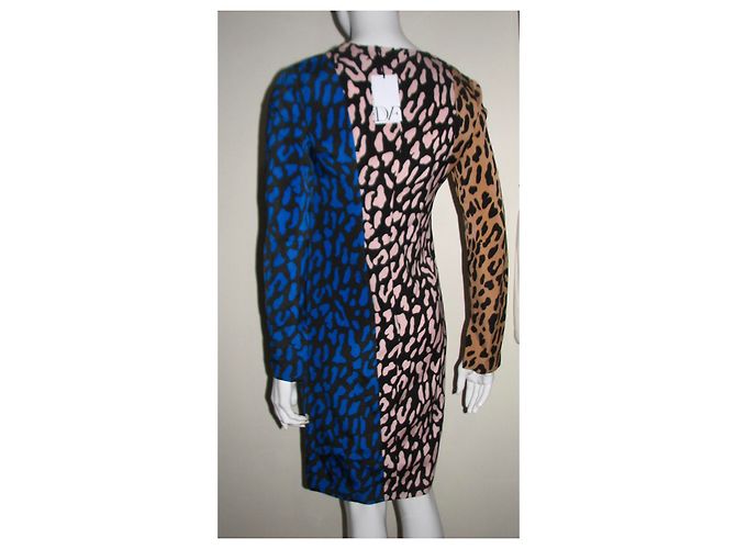 Vestido Diane Von Furstenberg Belmont Estampado Leopardo Multicolor Estampado de leopardo - vista 4