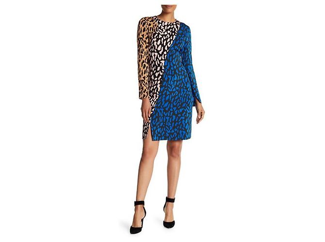 Vestido Diane Von Furstenberg Belmont Estampado Leopardo Multicolor Estampado de leopardo - vista 6
