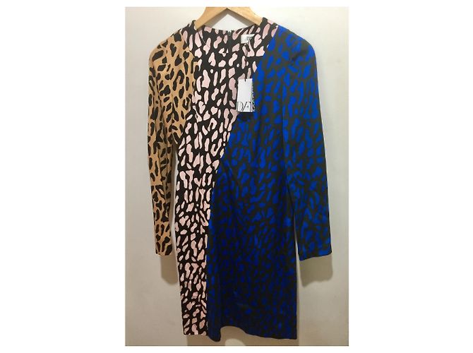 Vestido Diane Von Furstenberg Belmont Estampado Leopardo Multicolor Estampado de leopardo - vista 9