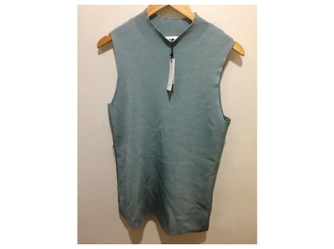 Reiss Luciana Ärmelloses Top Blau Grau - Ansicht 3