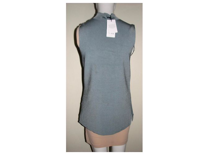 Reiss Luciana Ärmelloses Top Blau Grau - Ansicht 5
