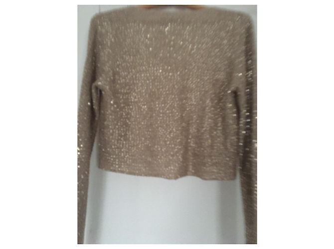 Zadig & Voltaire Small sequined jacket Golden - view 2