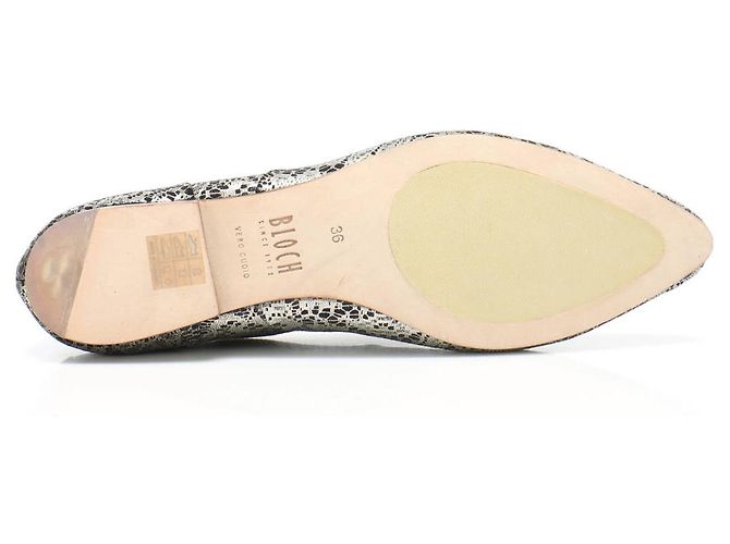 Scarpe Oxford Bloch in Pelle Nera e Oro Nero Multicolore D'oro - vista 5
