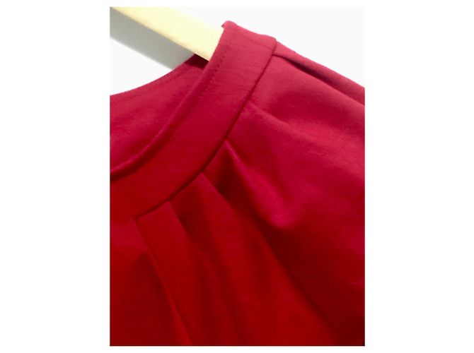 Diane Von Furstenberg Thane Wollkleid rot - Ansicht 6